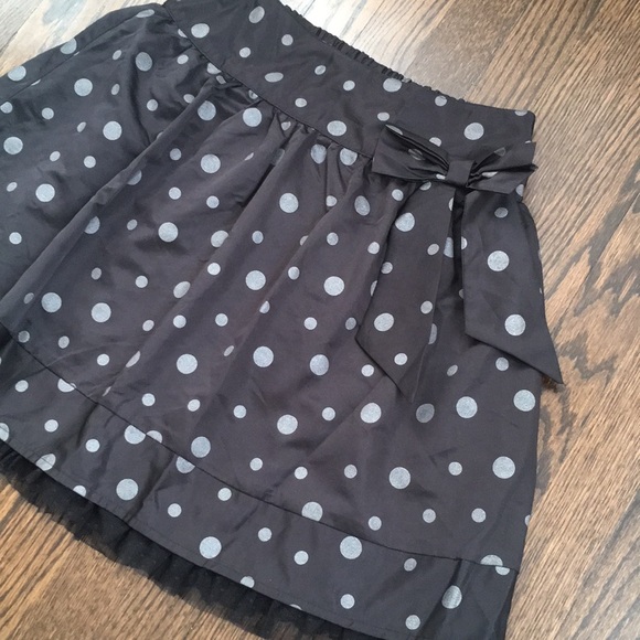 Justice polka dot skirt size 12 - Picture 2 of 8